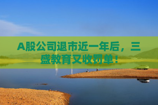 A股公司退市近一年后，三盛教育又收罚单！