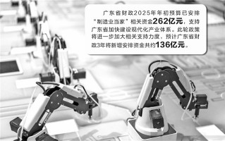 减负输血增效 广东助力制造业“轻装快跑”