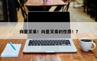 向量叉乘！向量叉乘的性质！？