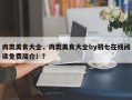 肉类美食大全，肉类美食大全by初七在线阅读免费简介！？