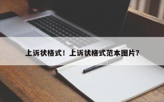 上诉状格式！上诉状格式范本图片？