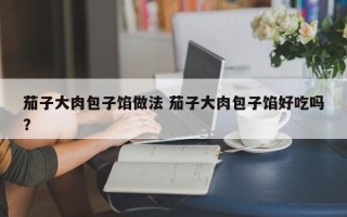 茄子大肉包子馅做法 茄子大肉包子馅好吃吗？