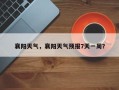 襄阳天气，襄阳天气预报7天一周？