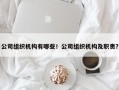 公司组织机构有哪些！公司组织机构及职责？