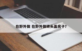 在野外做 在野外做砖头盖房子？