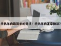 手扒羊肉最简单的做法！手扒羊肉正宗做法？