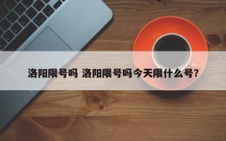洛阳限号吗 洛阳限号吗今天限什么号？